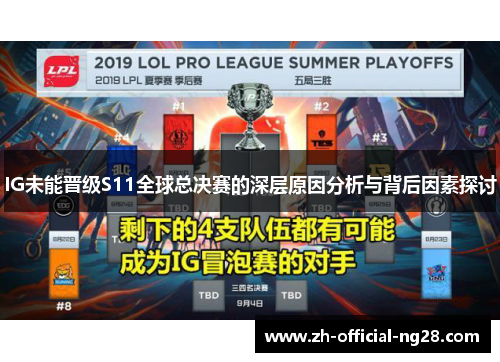 IG未能晋级S11全球总决赛的深层原因分析与背后因素探讨